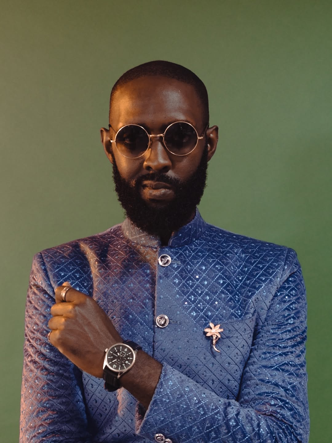 The Wedding Kaftan: men's kaftan tailored in Kampala by The Looks Bespoke (view 3)