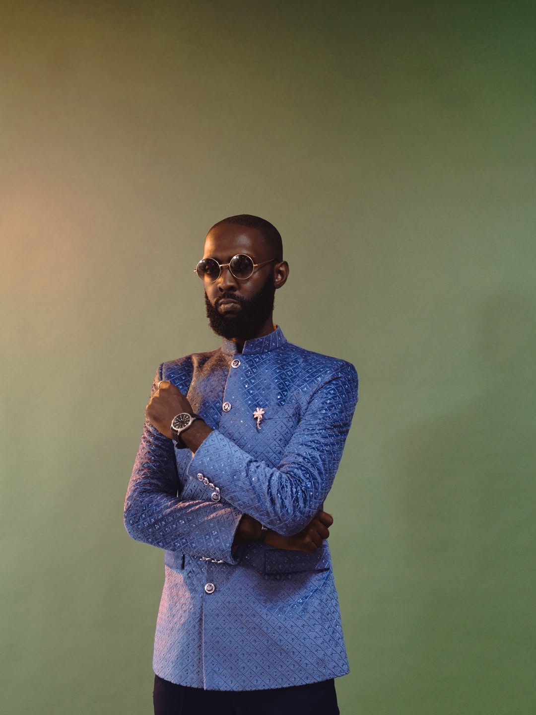 The Wedding Kaftan: men's kaftan tailored in Kampala by The Looks Bespoke (view 4)