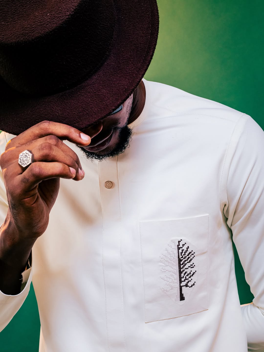 The Heritage Kaftan: men's kaftan tailored in Kampala by The Looks Bespoke (view 3)