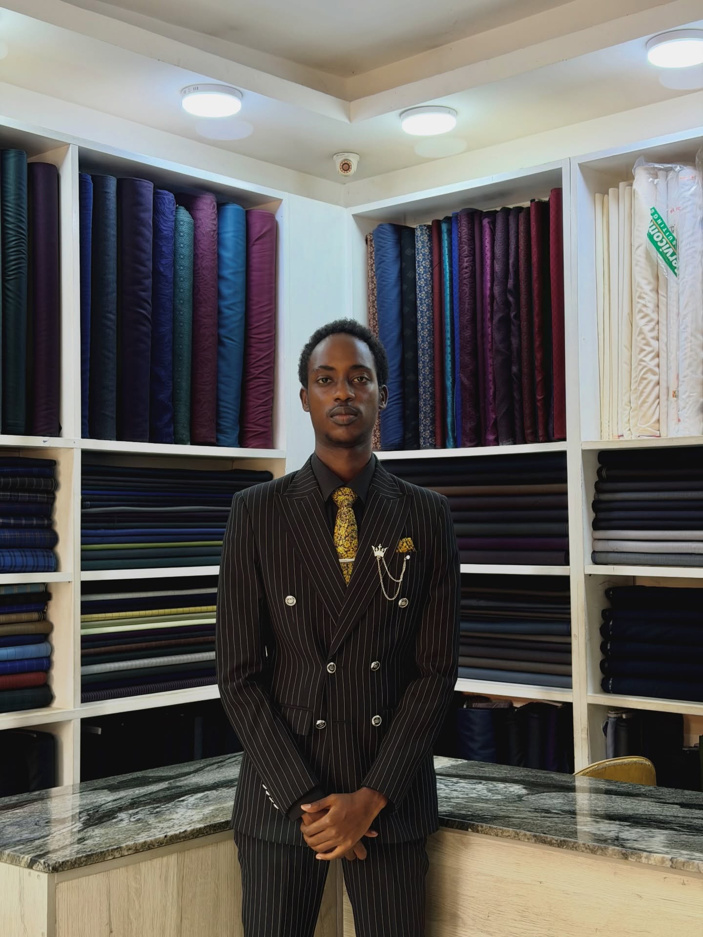 Made-to-measure outfit for a special occasion in Kampala (archive look 55)