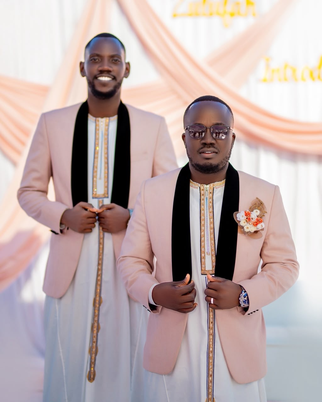 Tailored kaftan and kanzu styles for Kwanjula (traditional look 25)
