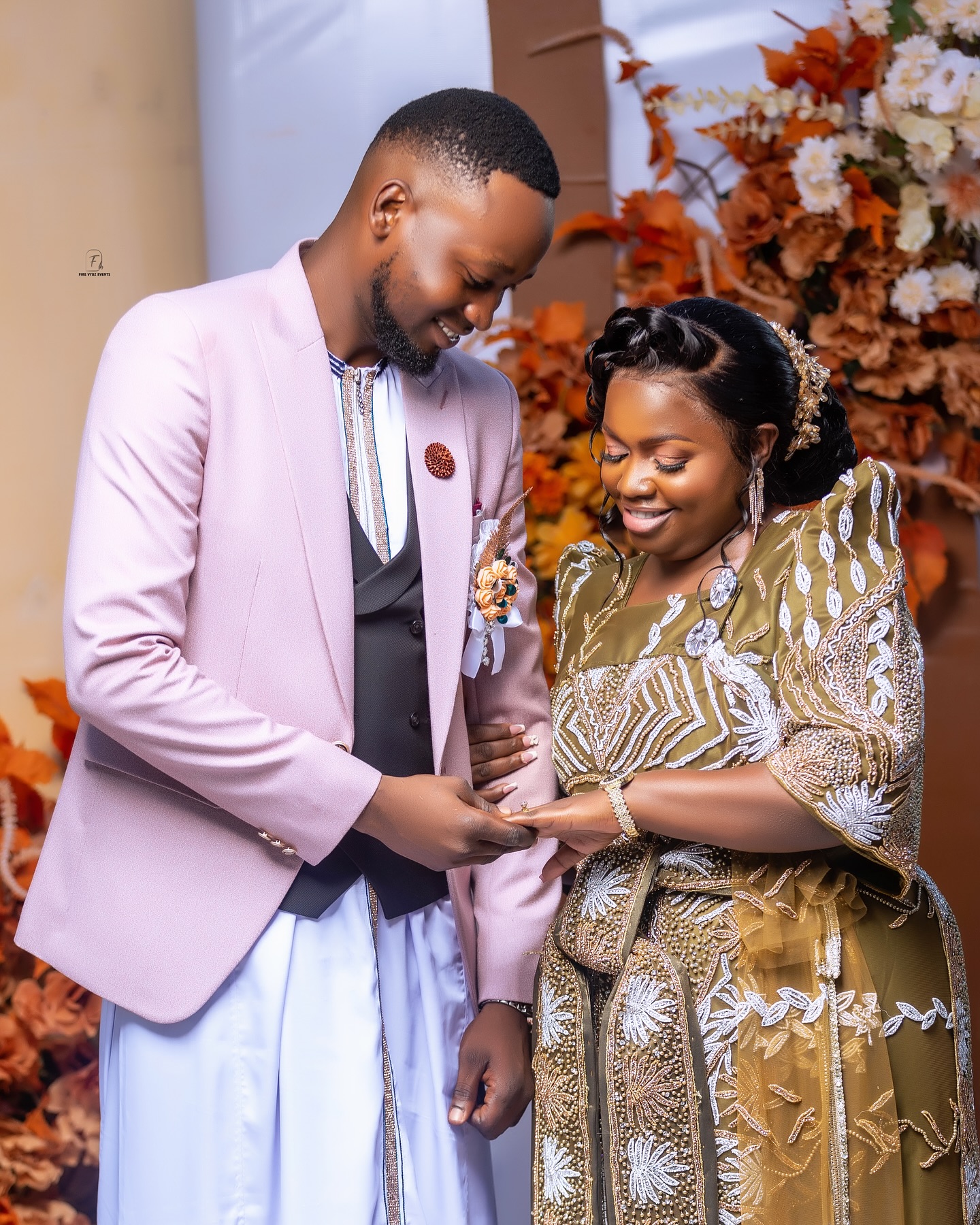 Traditional kanzu and tailored jacket for a Ugandan ceremony (traditional look 2)