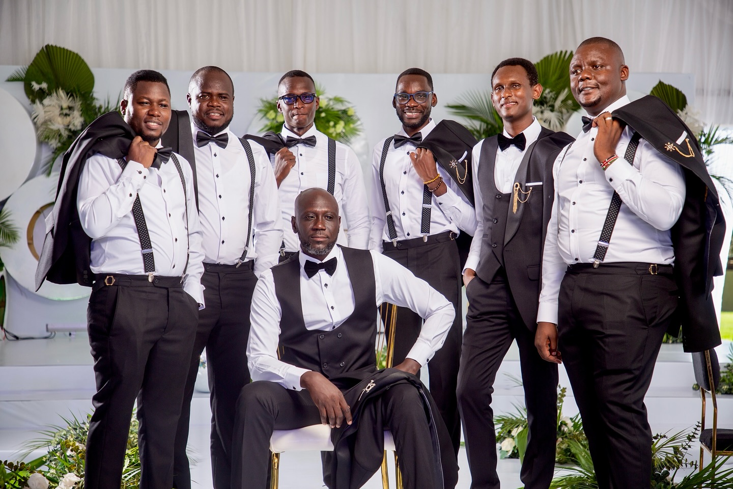 Custom wedding tuxedo tailored in Uganda (weddings look 21)
