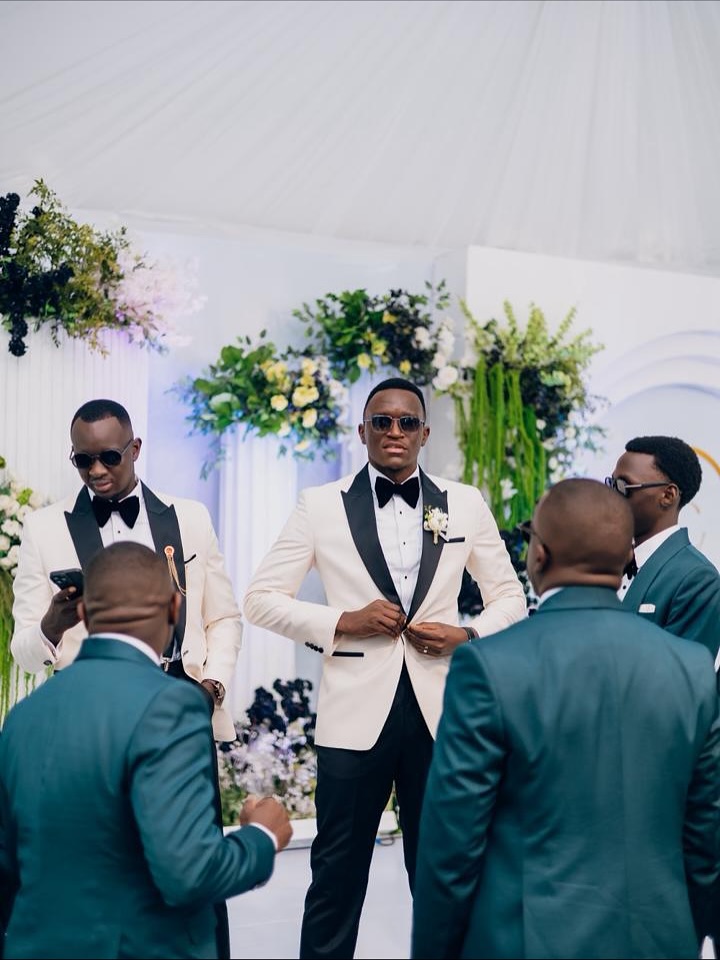 Custom wedding tuxedo tailored in Uganda (weddings look 51)
