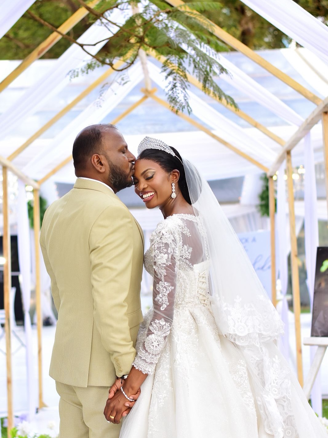 Custom wedding tuxedo tailored in Uganda (weddings look 9)
