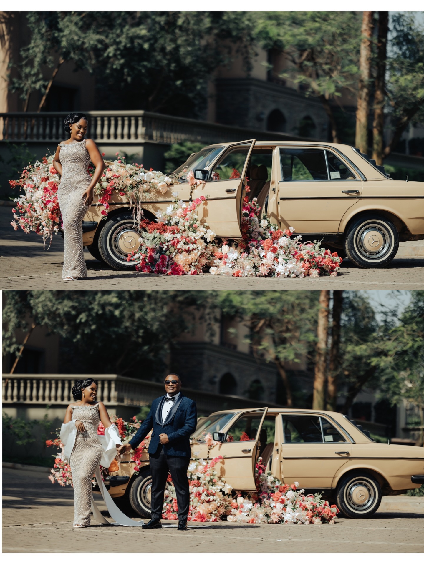 Groom and wedding party in made-to-measure suits (weddings look 94)